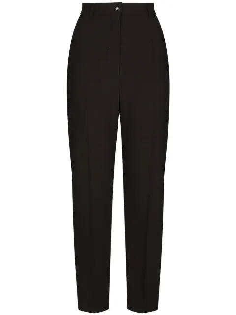 Dolce & Gabbana tuxedo-band tailored trousers Black FTAM0TGDBA8