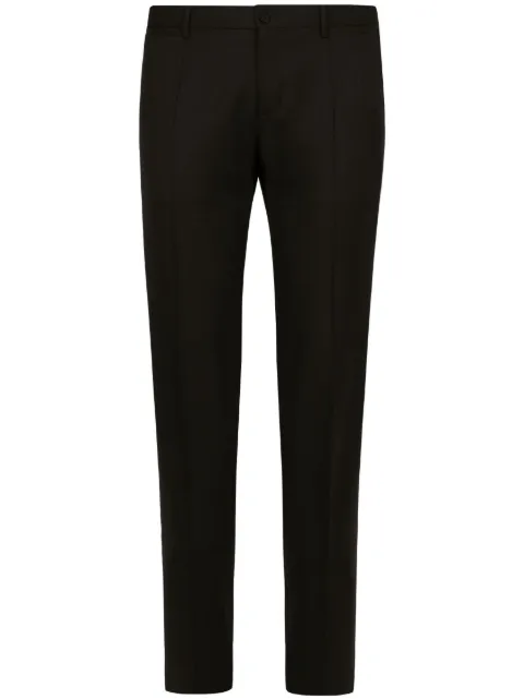 Dolce & Gabbana stretch-wool tailored trousers Black GY7BMTFUBE7