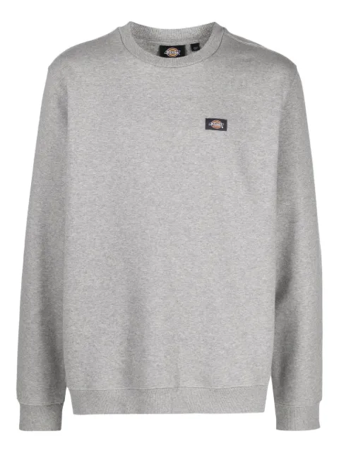 Dickies Construct logo-patch crew-neck sweatshirt Grey DK0A4XCE