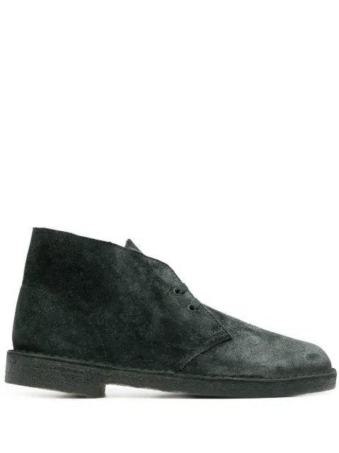 Clarks Originals lace-up suede boots Green 26168535