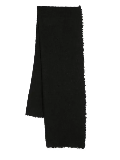 Faliero Sarti frayed-edge scarf Black I230200ALEXIA