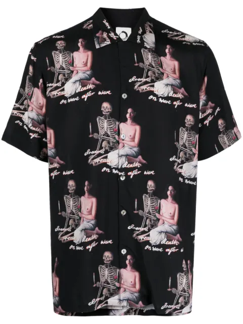 Endless Joy Wave After Wave short-sleeve shirt Black WAVEAFTERWAVEBLAC
