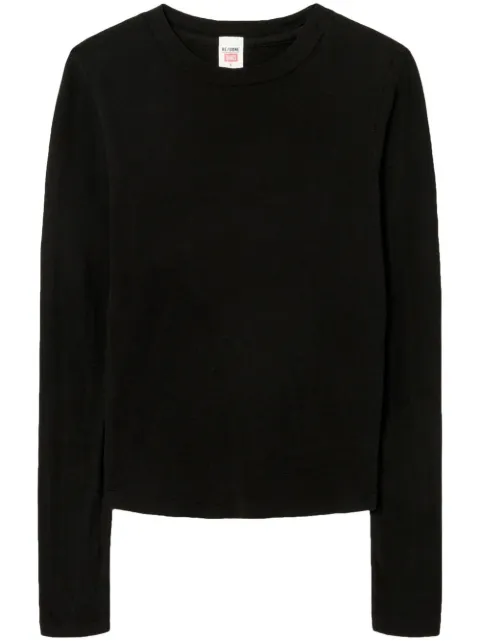 RE/DONE 90s Baby long-sleeve jumper Black 024R2W9BLS
