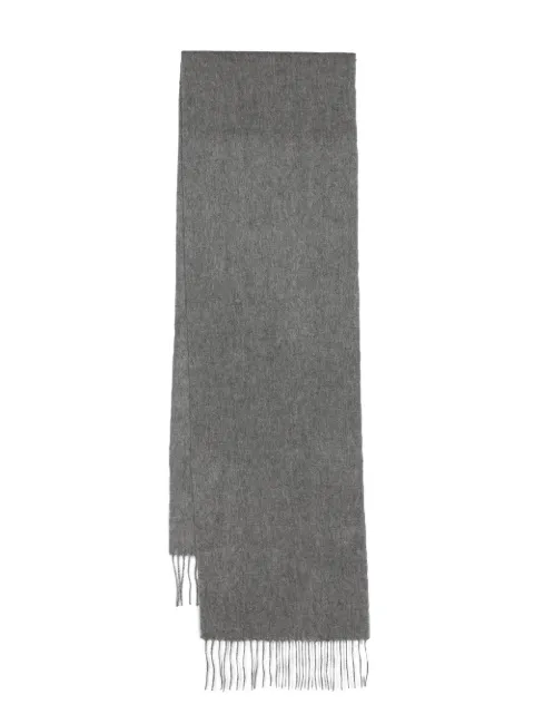 Aspinal Of London knitted cashmere scarf Grey 051256502420000