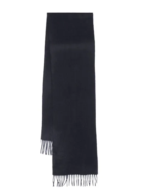 Aspinal Of London knitted cashmere scarf Blue 051256502430000