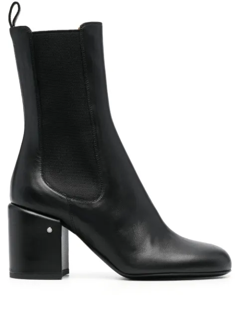 Laurence Dacade block-heel calf-leather boots Black ELENLAMB