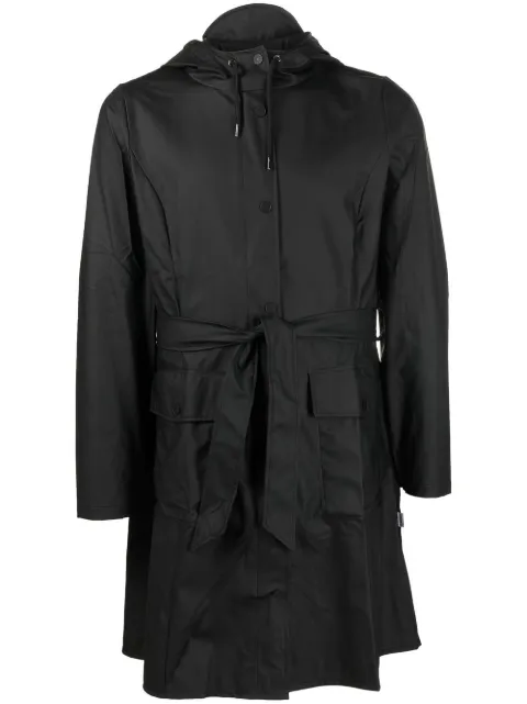 Rains Curve waterproof coat Black RA18130BLA