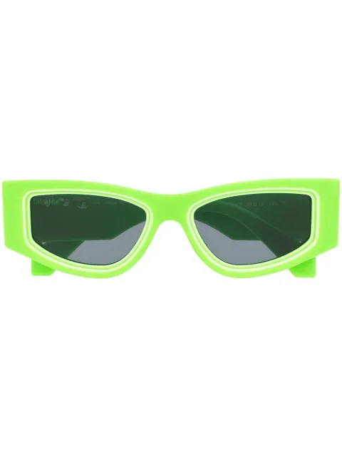Off-White Eyewear Andy cat-eye sunglasses Green OERI047F22PLA0015907
