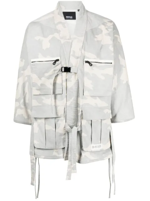 Mostly Heard Rarely Seen corduroy camouflage jacket White MH02BCX10