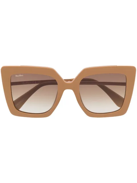 Max Mara Eyewear square-frame tinted sunglasses Brown MM0051