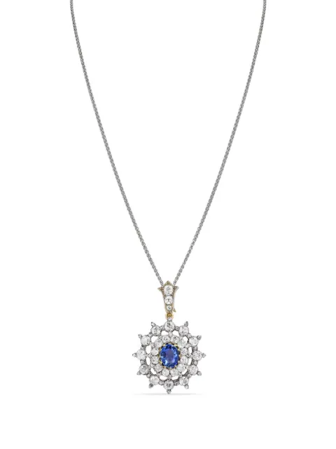 Pragnell Vintage Victorian stones pendant necklace White 1554117