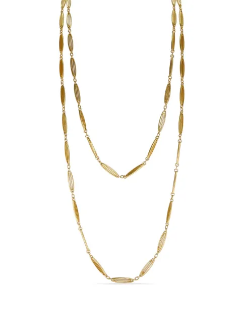 Pragnell Vintage Belle Epoque oval link necklace Gold 1057095