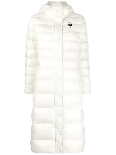 Blauer padded-design hooded coat Neutrals 22WBLDK03025005050