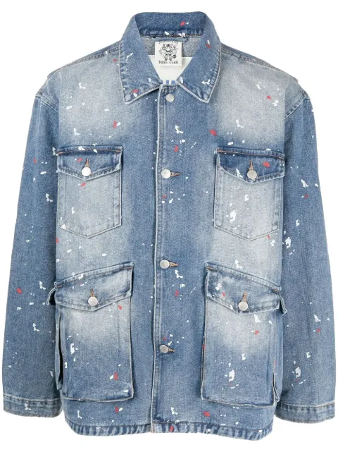 Billionaire Boys Club Jungle Fatigue denim jacket Blue B22307