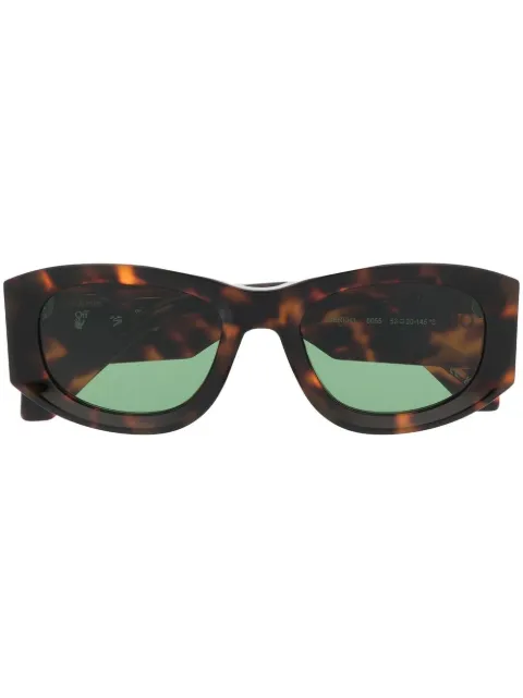 Off-White Eyewear Joan oval-frame sunglasses Brown OERI041F22PLA0016055
