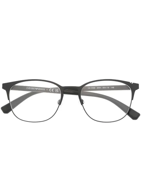 Emporio Armani round-frame glasses Black EA1059