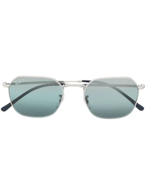 Ray-Ban square-frame tinted sunglasses Silver RB36949242G6