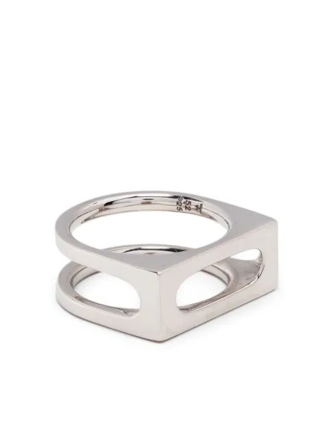 Tom Wood Single Cage ring Silver 100102