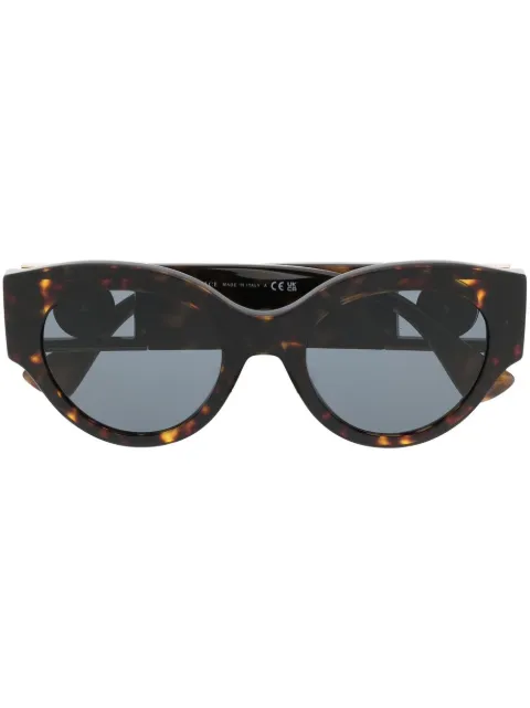 Versace Eyewear Medusa Head tortoiseshell-effect sunglasses Brown VE4438B
