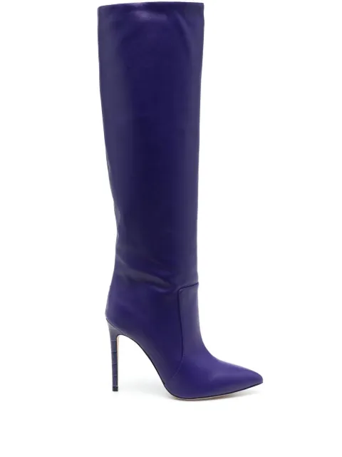 Paris Texas knee-high 100mm boots Purple PX501XNPP3NAPPA
