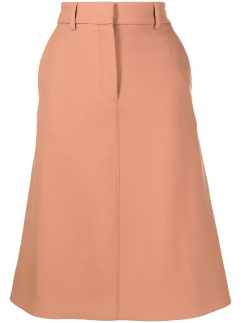 Stella McCartney knitted straight skirt Pink 6300103AU751
