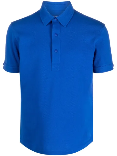 Orlebar Brown piqué short-sleeve polo shirt Blue 277821