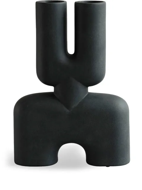 101 Copenhagen Cobra Double Hexa vase Black 211031