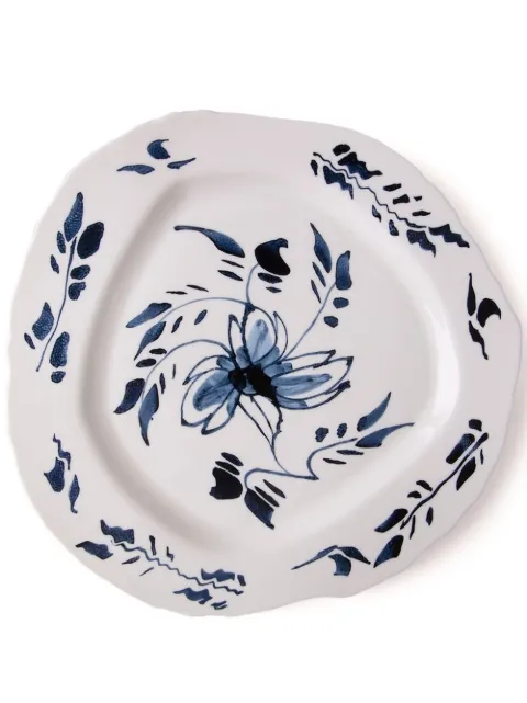Seletti Classics on Acid English Delft dinner plate White 11201