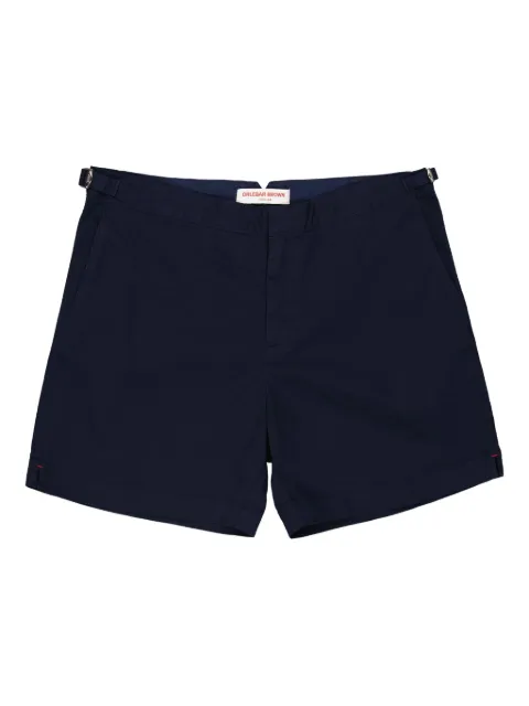 Orlebar Brown buckle-fastening cotton shorts Blue 277138