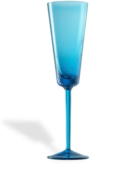 NasonMoretti Gigolo flute glass Blue GIGOLOTTF