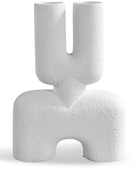 101 Copenhagen Cobra Double medium vase White 201013