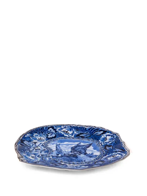 Seletti Classics on Acid Maastricht Ship dinner plate Blue 11204