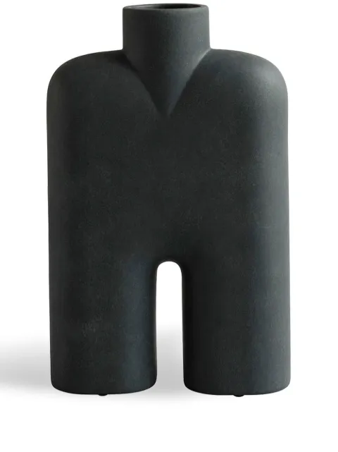 101 Copenhagen Cobra Hexa tall vase Black 211030