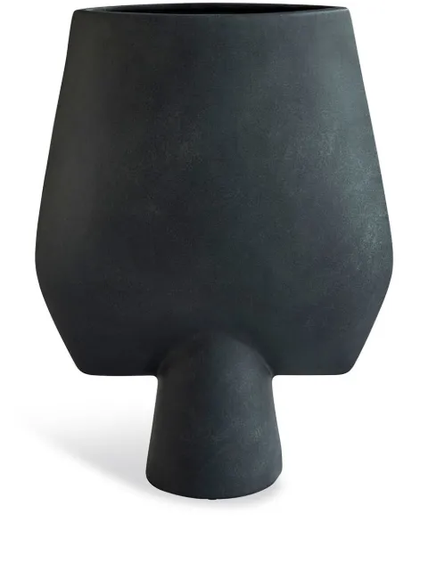 101 Copenhagen Hexa square sphere vase Black 203013