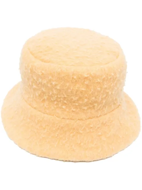 Holzweiler wool bucket hat Yellow 14117