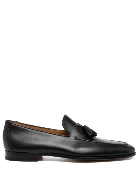 Magnanni leather tassel-detail loafers Black 22693NEGRO