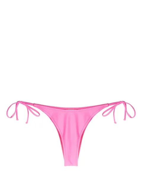Moschino logo-print bikini bottoms Pink A71142601