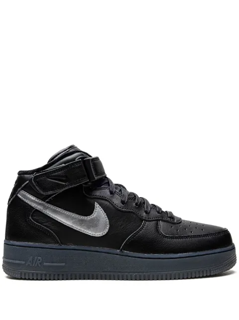 Nike Air Force 1 Mid "Black/Metallic Silver" sneakers Black DX3061