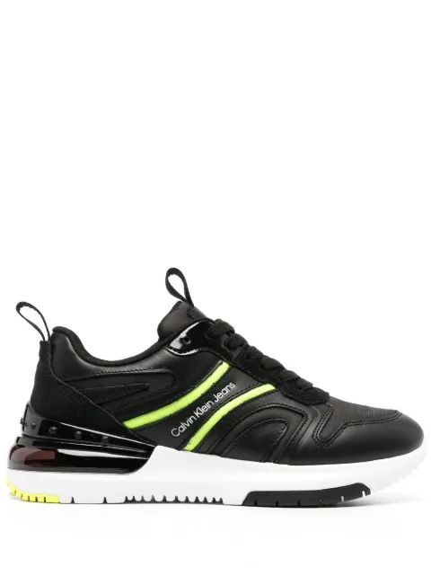 Calvin Klein Jeans logo-print lace-up sneakers Black YW0YW00886