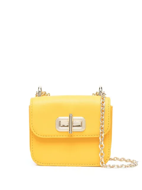 Tommy Hilfiger chain-link leather crossbody bag Yellow AW0AW14205