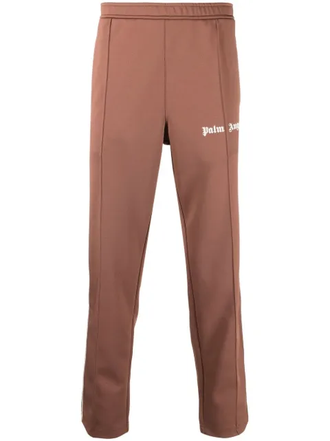 Palm Angels side-stripe track pants Brown PMCJ004F22FAB0016003