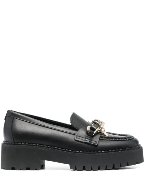 Tommy Hilfiger 50mm chain-link detail loafers Black FW0FW06865