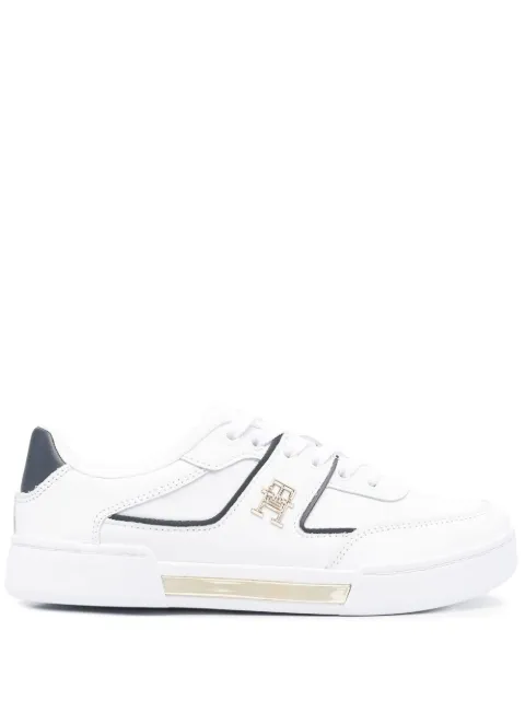 Tommy Hilfiger logo-plaque low-top sneakers White FW0FW06859