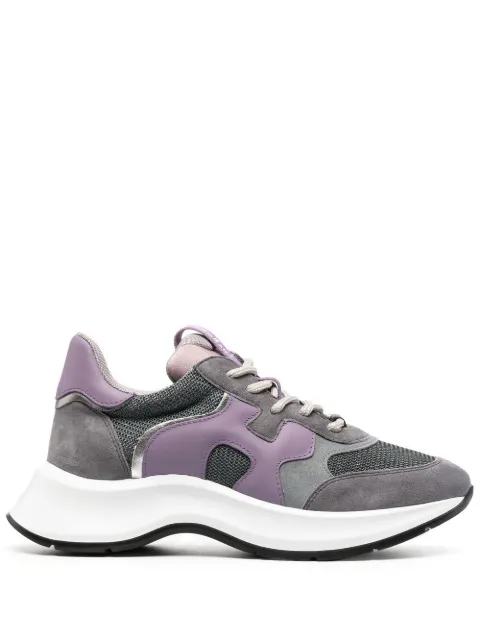 Hogan panelled lace-up sneakers Grey HXW5850EK803HX