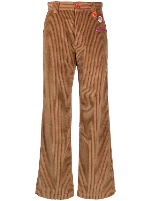 CORMIO high-waisted corduroy trousers Brown TANER