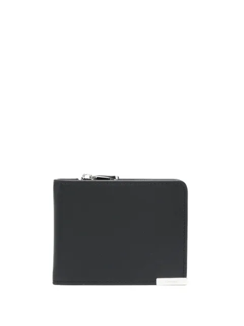 Calvin Klein logo plaque bi-fold leather wallet Black K50K509974