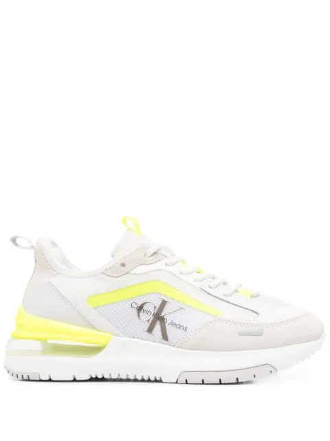 Calvin Klein Jeans logo-print panelled sneakers White YW0YW00887