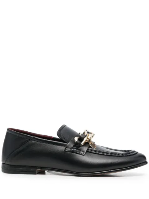 Tommy Hilfiger chain-link detail loafers Black FW0FW06843