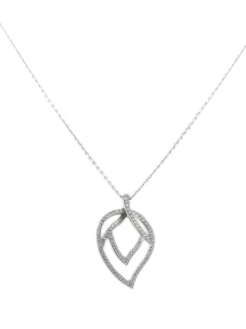 Piaget pre-owned white gold diamond necklace Silver 392302
