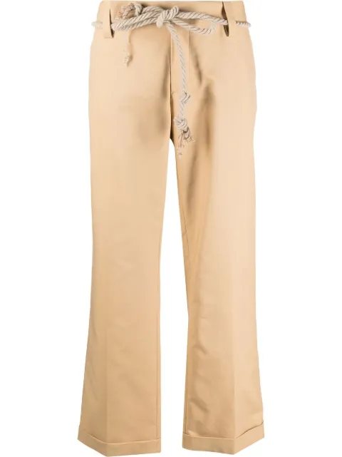 Jejia straight-leg trousers Neutrals CARLO